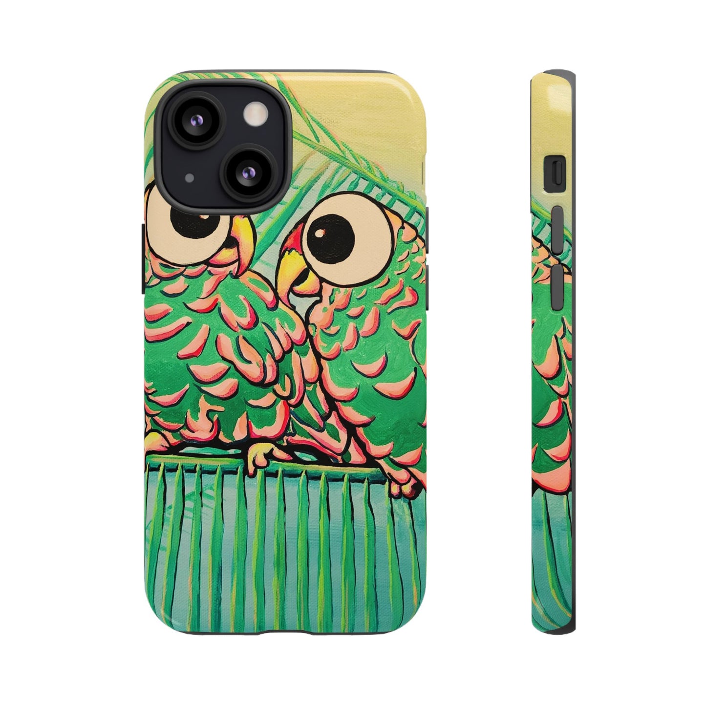 Chatty Cyclops Parrots Tough Phone Case