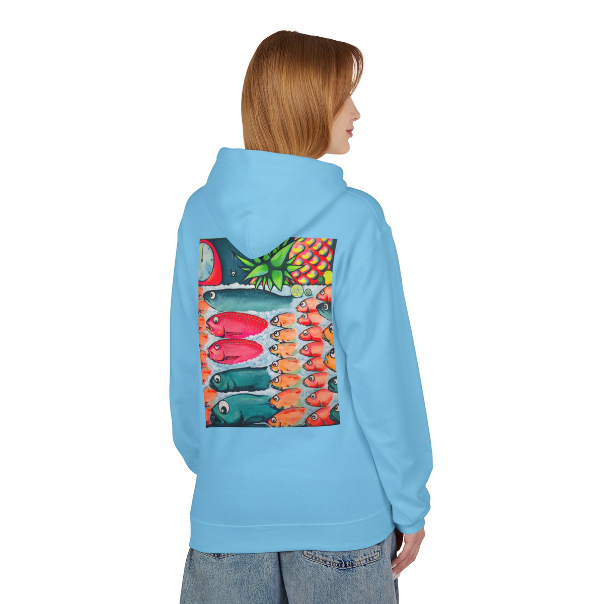 Unisex Neon Cabo Fish Market Soft Hoodie