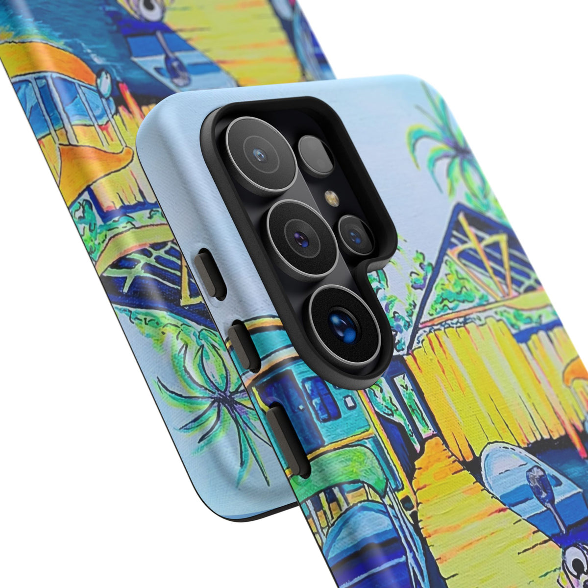 Cyclops Cat and Dog in Bocas Tough Phone Case