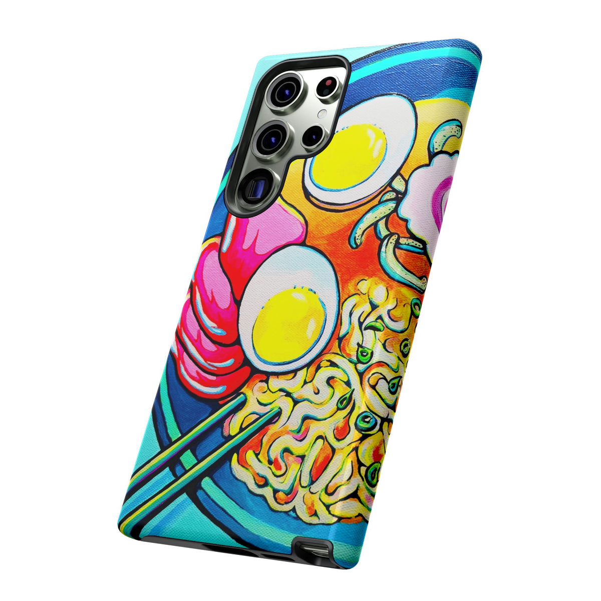 Coque de téléphone résistante Neon Ramen