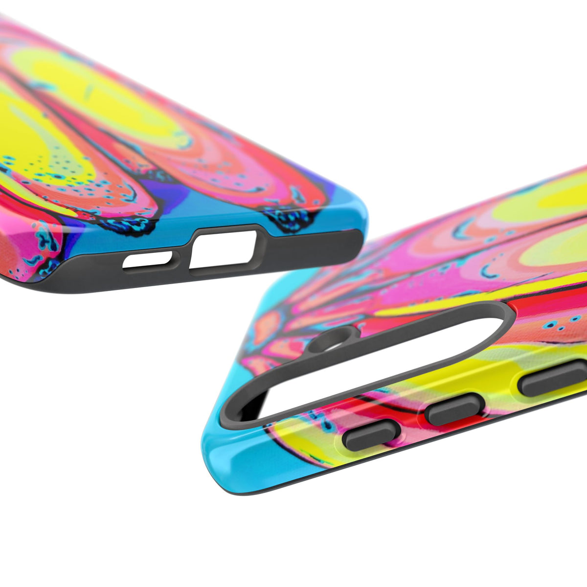 Neon Fat Bananas Tough Phone Case
