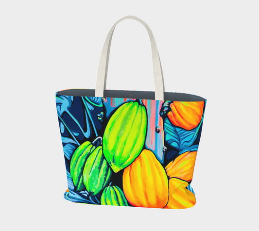 Neon Cacao Market Tote