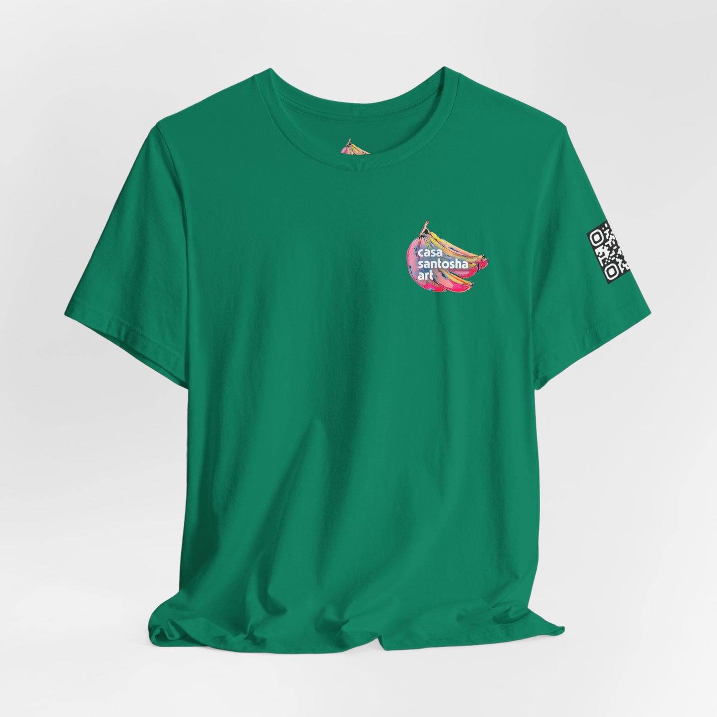 T-shirt unisexe néon à motif poisson frit