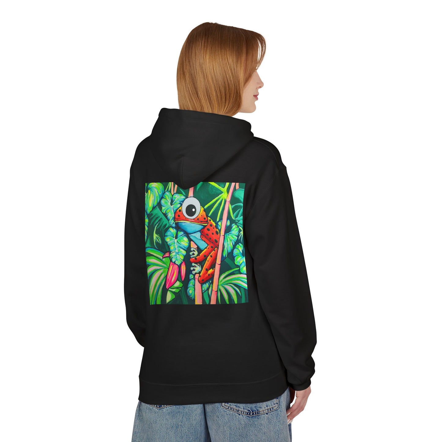 Unisex Cyclops Red Frog Soft Hoodie