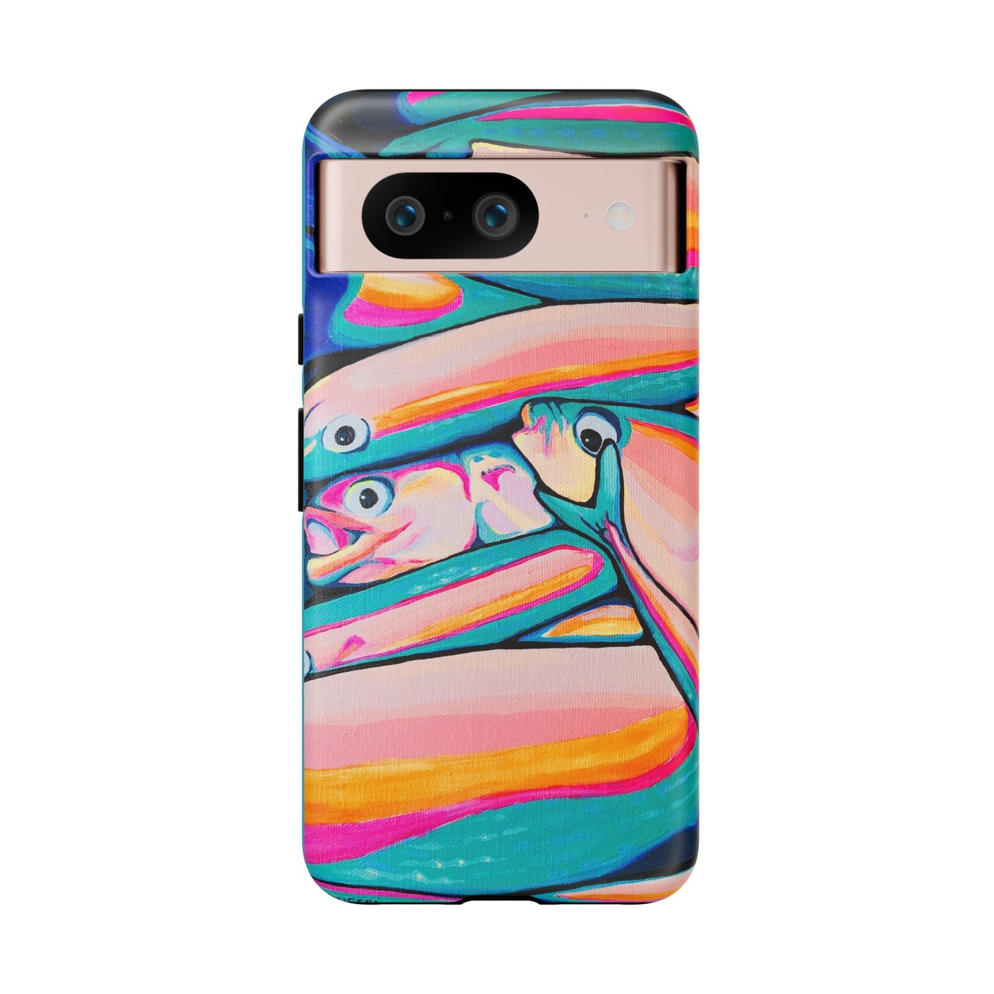 Neon Fish Tough Phone Case