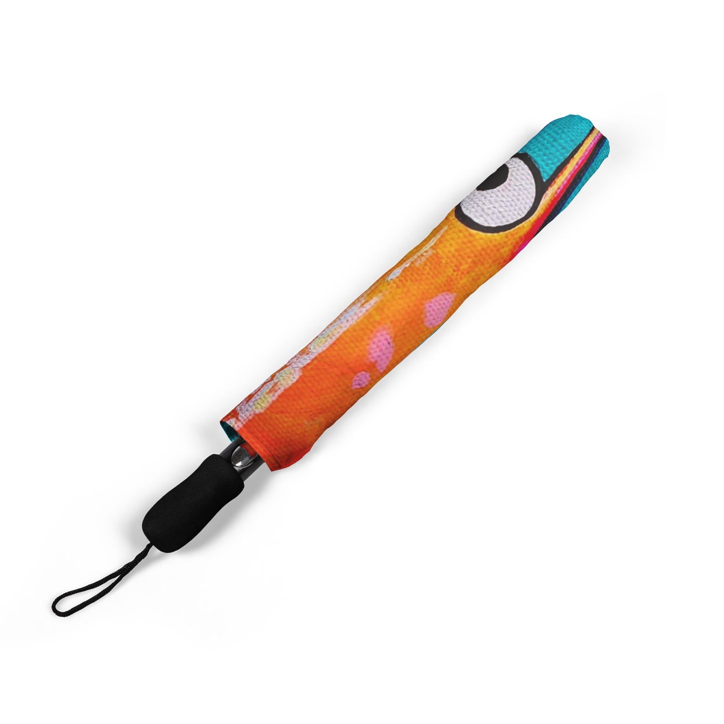 Fresh Neon Lobster Umbrella - Foldable & Stylish Rain Gear