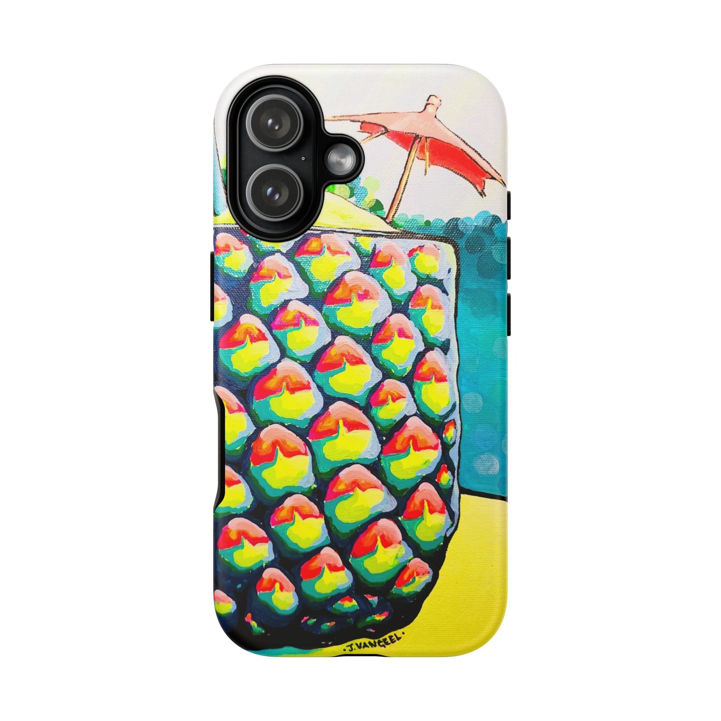 Neon Piña Colada Tough Phone Case