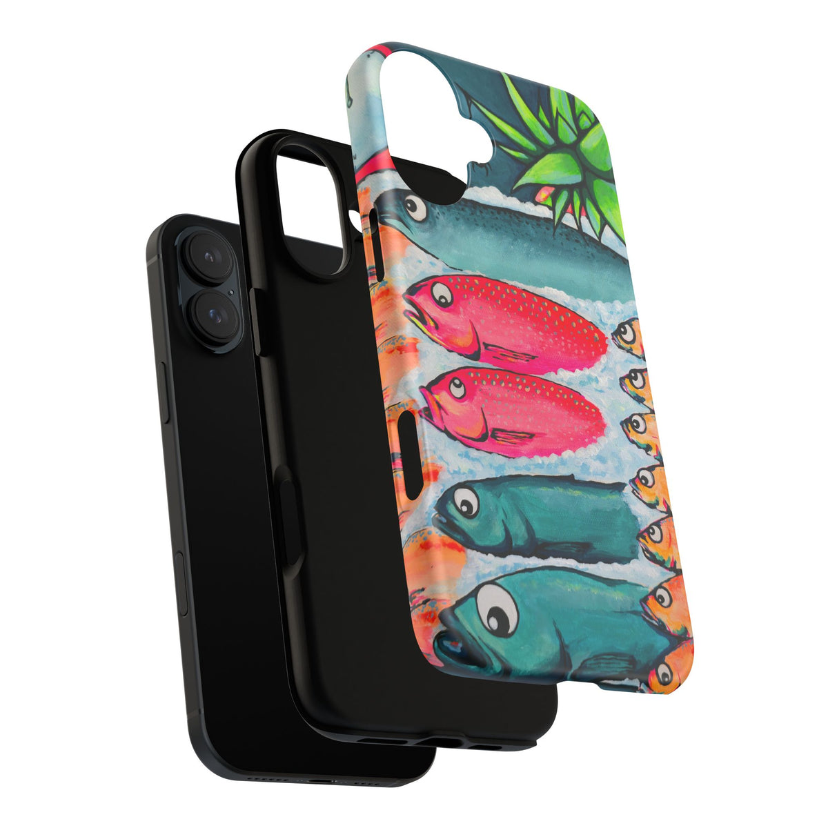 Neon Cabo Fish Market Tough Phone Case