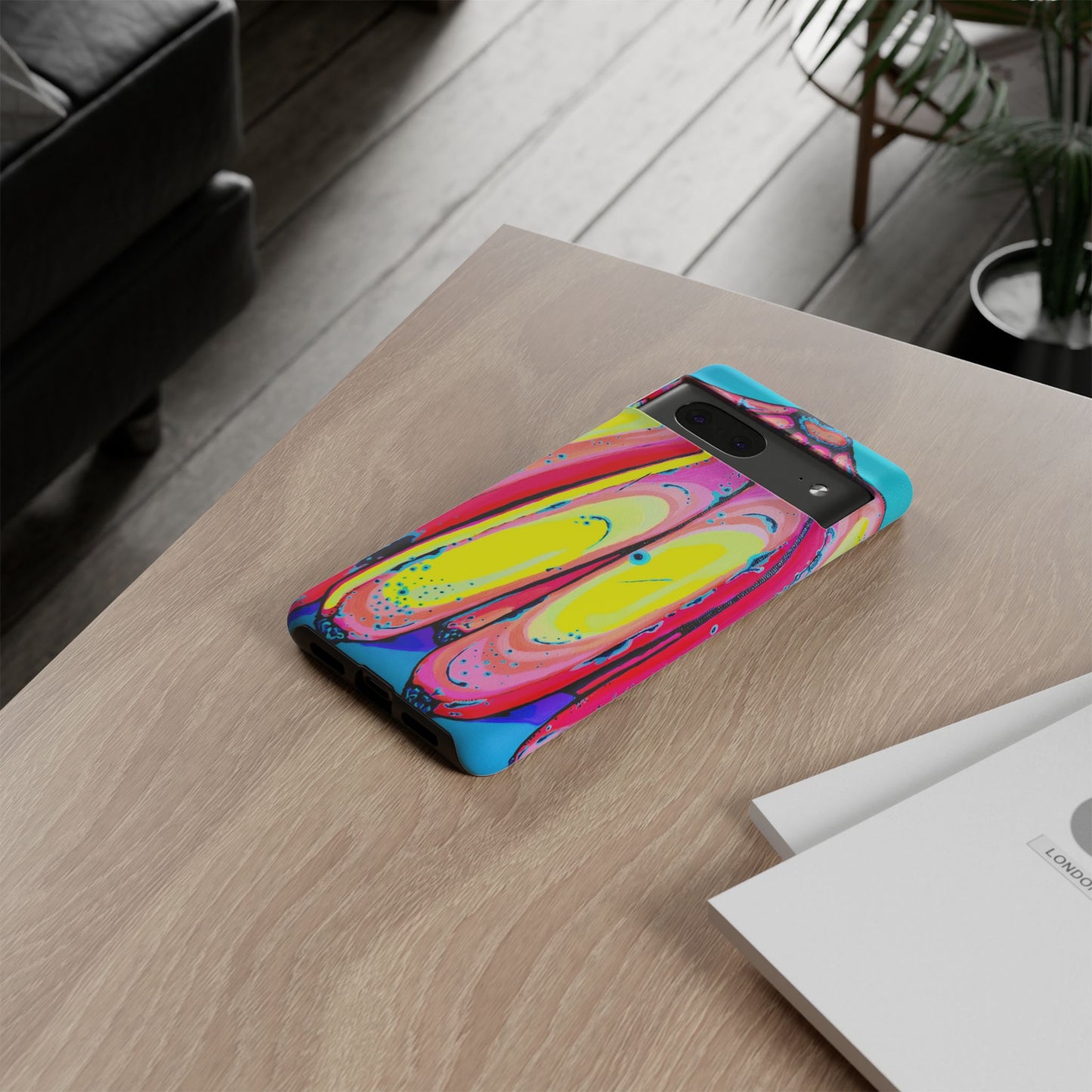 Neon Fat Bananas Tough Phone Case