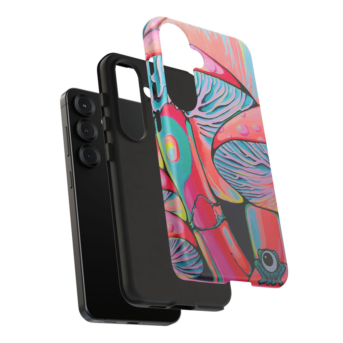 Coque de téléphone résistante Trippy Mushrooms