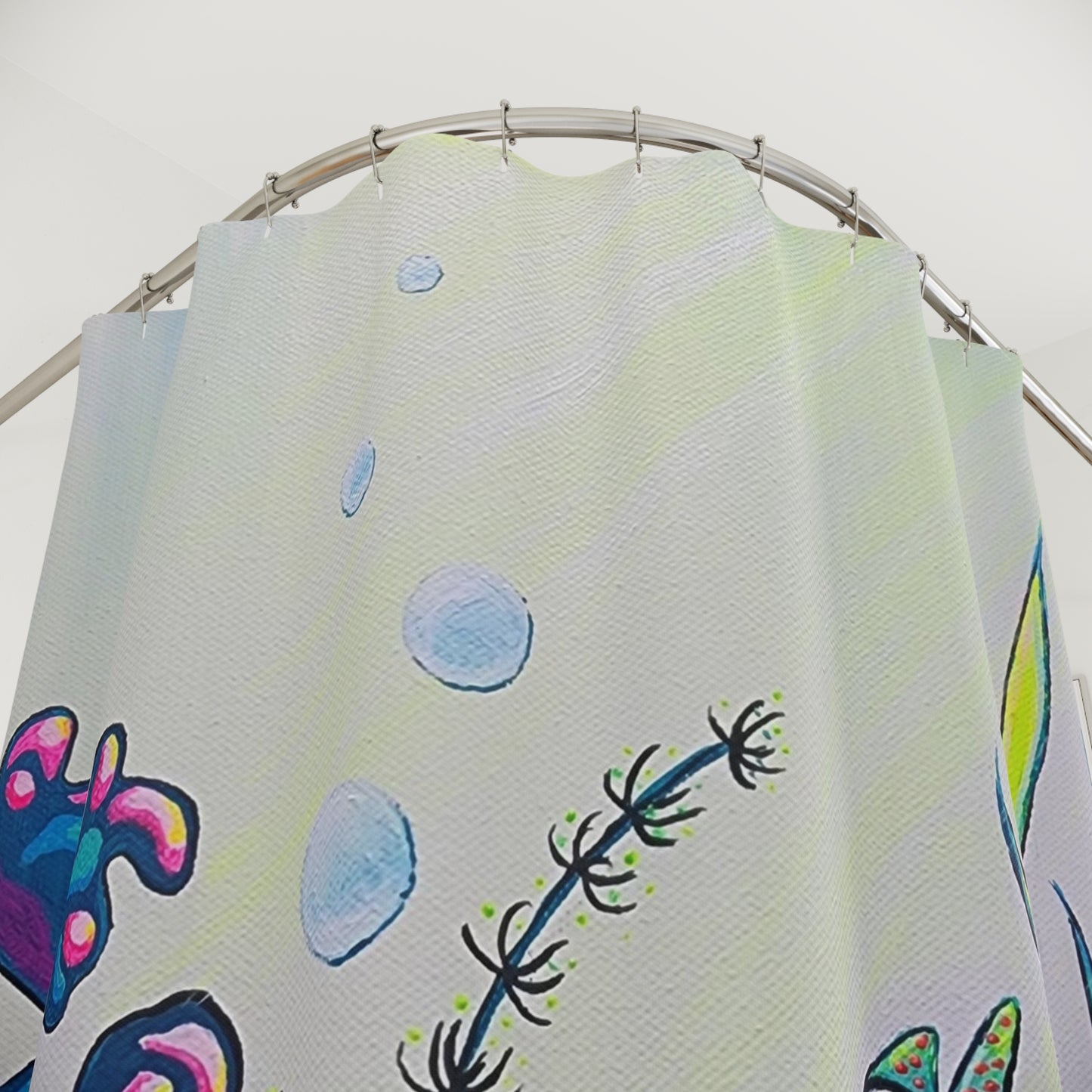 Cyclops Clam Pop Art Shower Curtain
