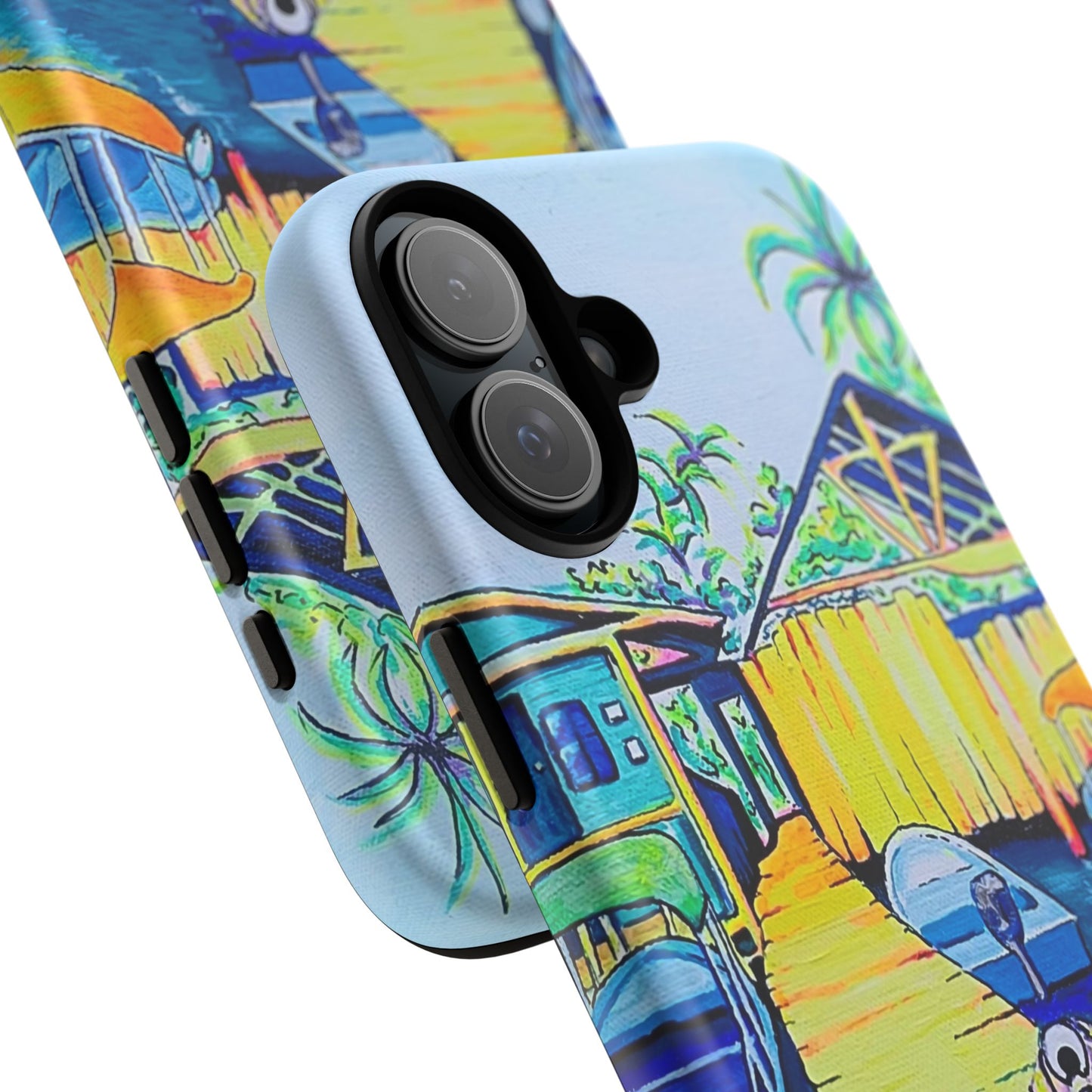 Cyclops Cat and Dog in Bocas Tough Phone Case