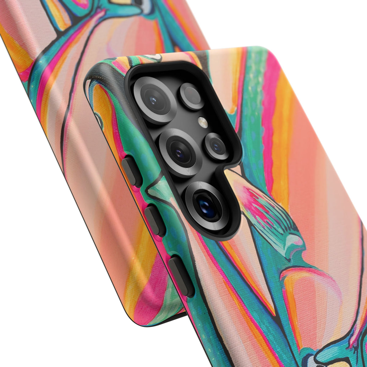 Neon Fish Tough Phone Case