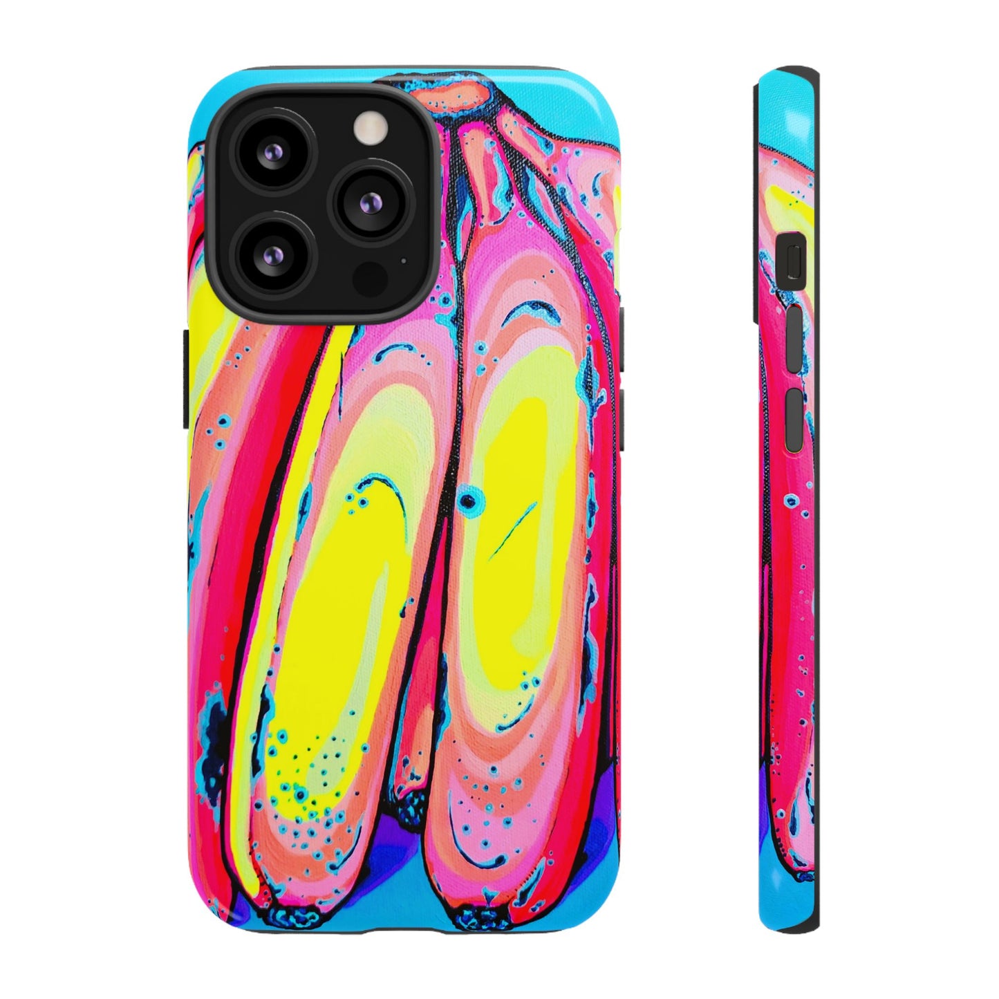 Neon Fat Bananas Tough Phone Case