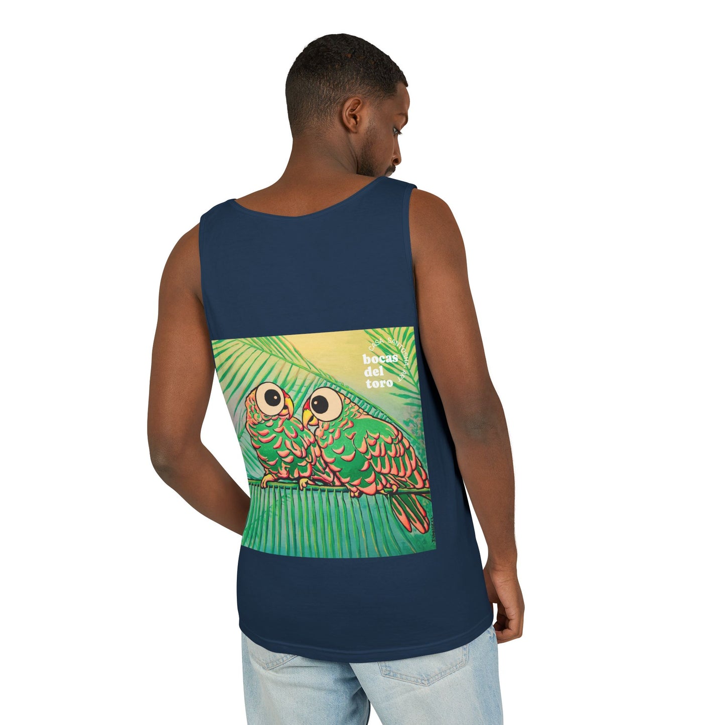 Unisex Chatty Cyclops Parrots Tank Top - Perfect for Summer Vibes