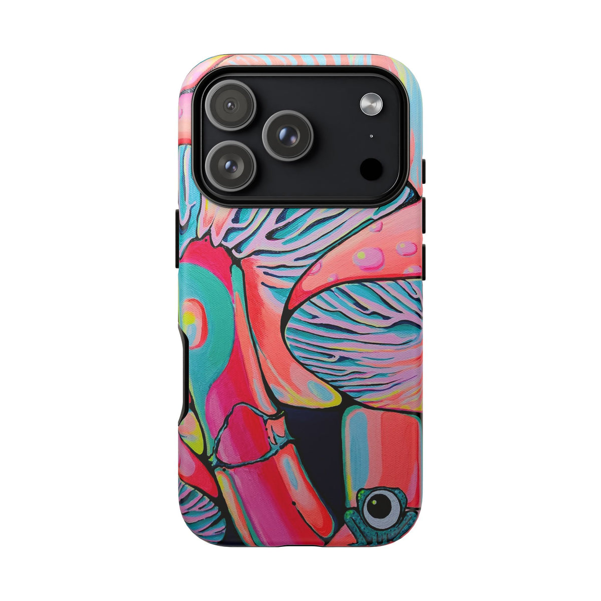 Coque de téléphone résistante Trippy Mushrooms