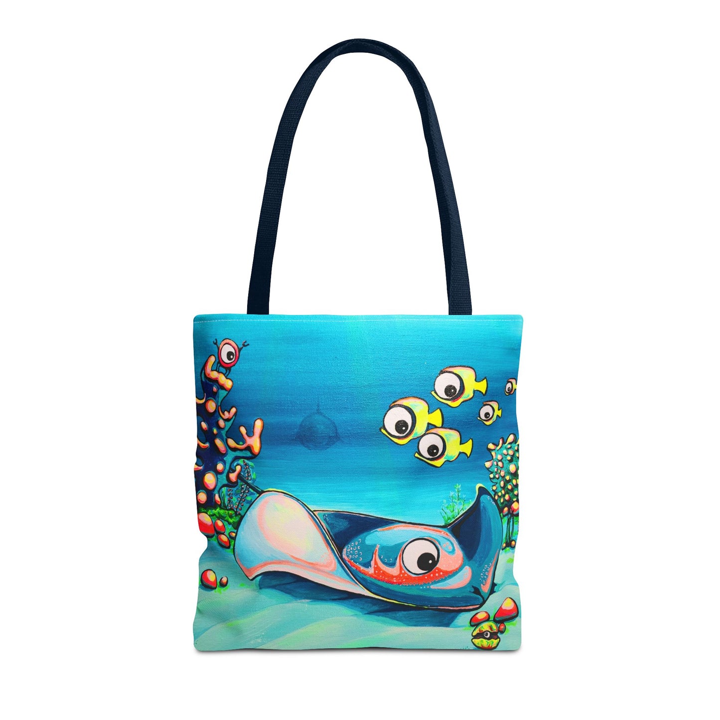 Premium Cyclops Stingray Tote Bag, Original Artist Design, Reusable Shopping Tote, Eco-Friendly