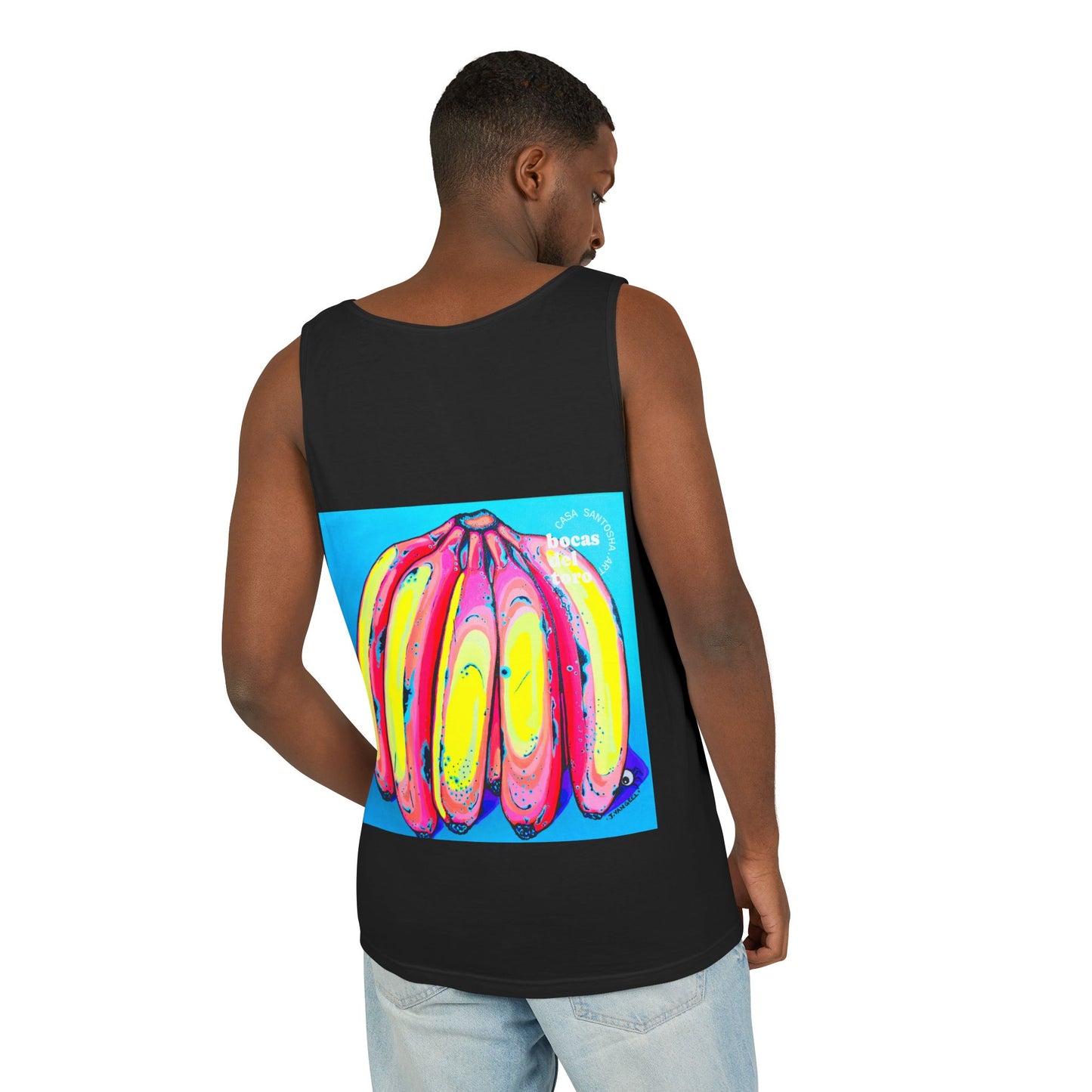 Unisex Neon Fat Bananas Tank Top - Perfect for Summer Vibes