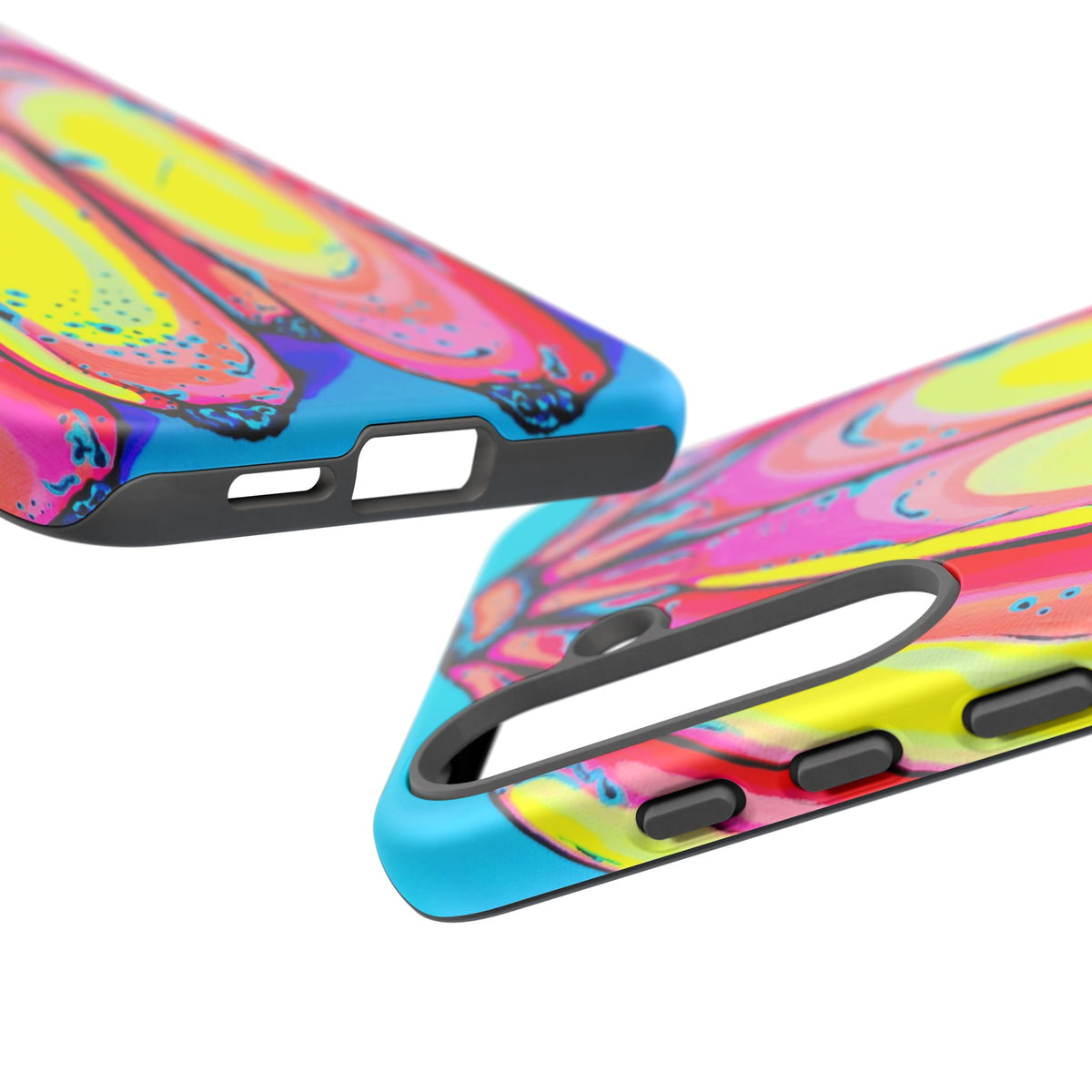 Neon Fat Bananas Tough Phone Case