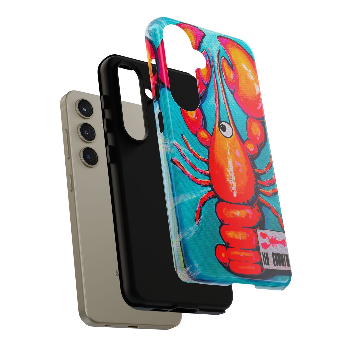Neon Lobster Tough Phone Case