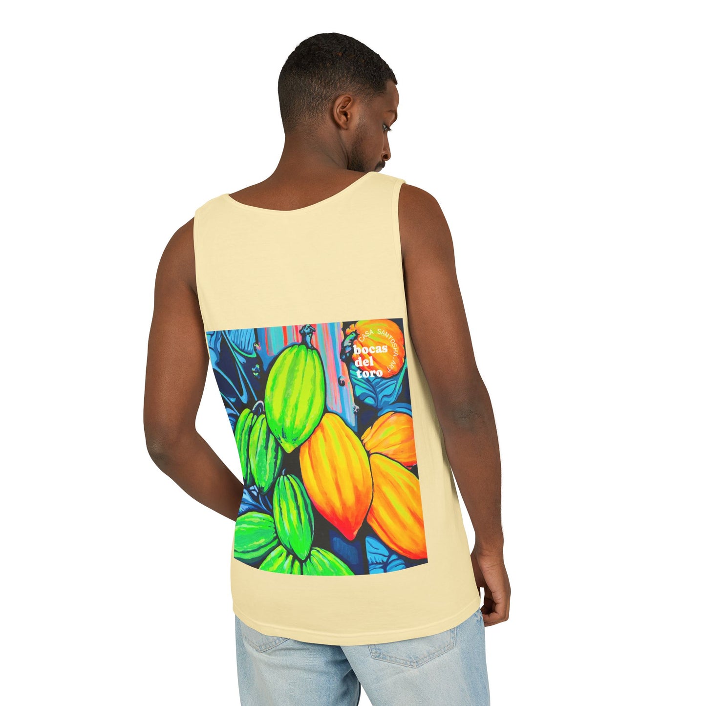 Unisex Neon Cacao Tank Top - Perfect for Summer Vibes