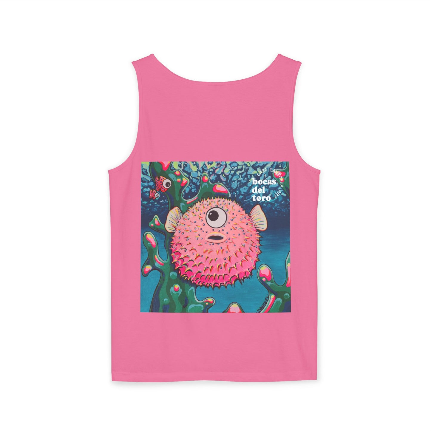 Unisex Cyclops Pufferfish Tank Top - Perfect for Summer Vibes