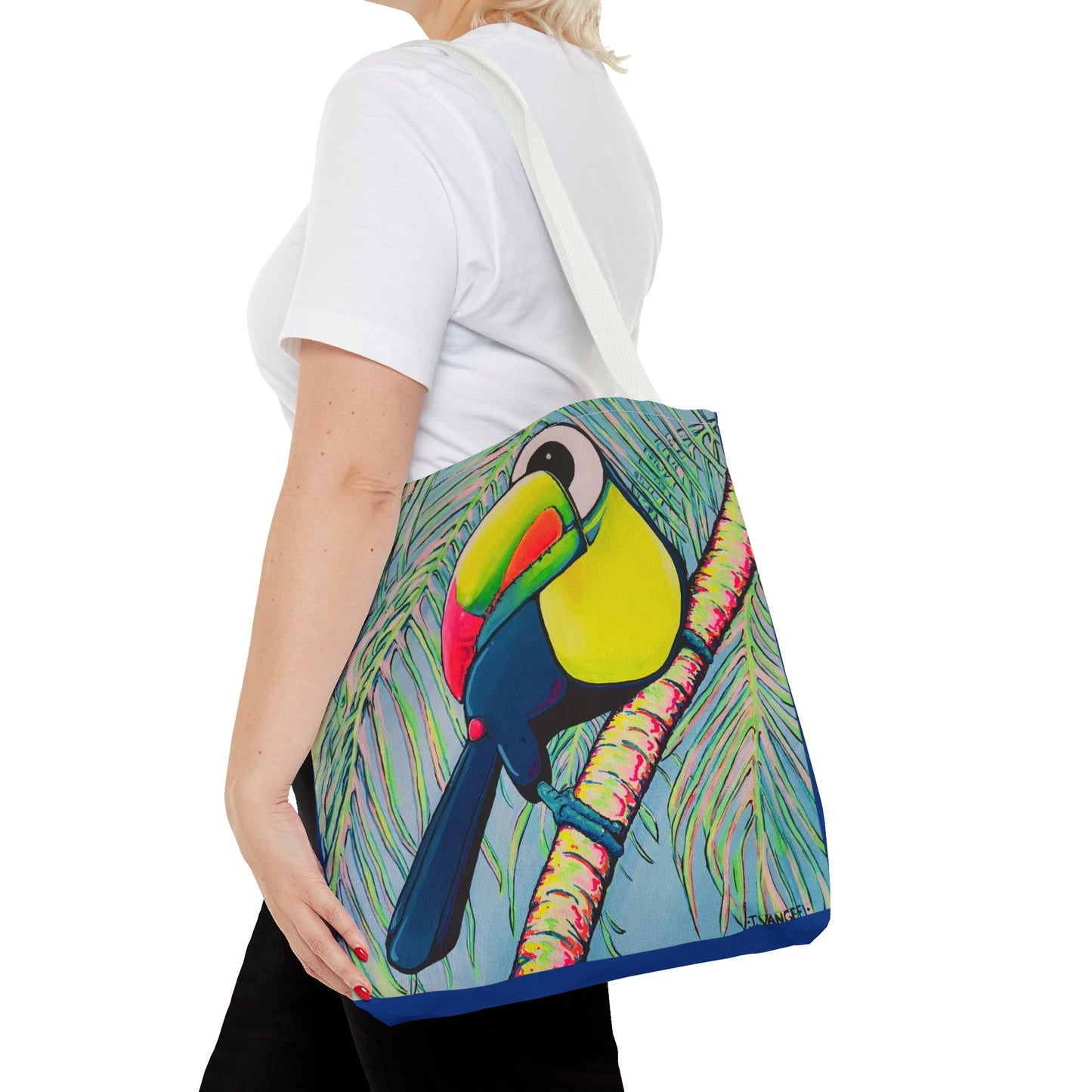 Premium Cyclops Toucan Tote Bag, Original Artist Design, Reusable Shopping Tote,  Eco-Friendly