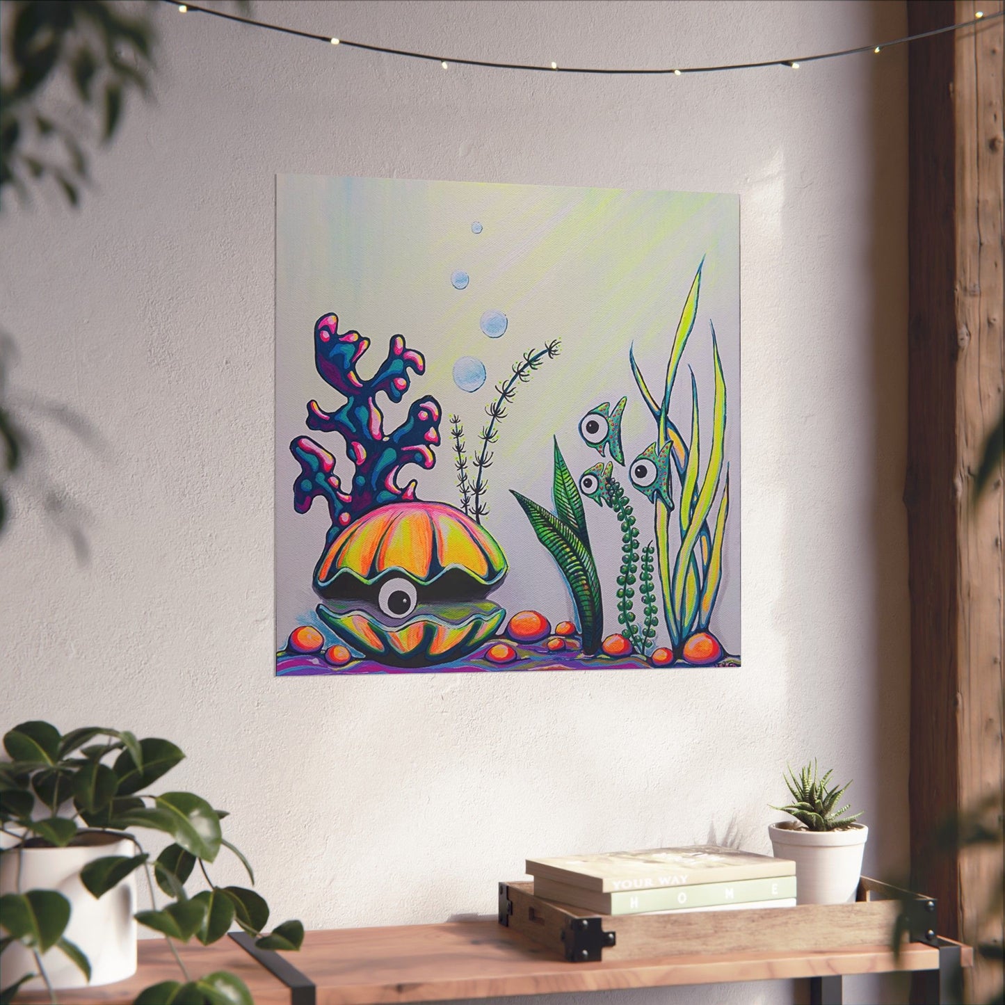 Cyclops Clam Giclée Art Poster