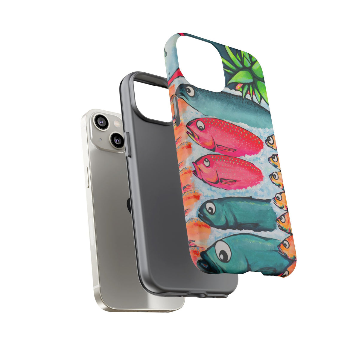 Neon Cabo Fish Market Tough Phone Case