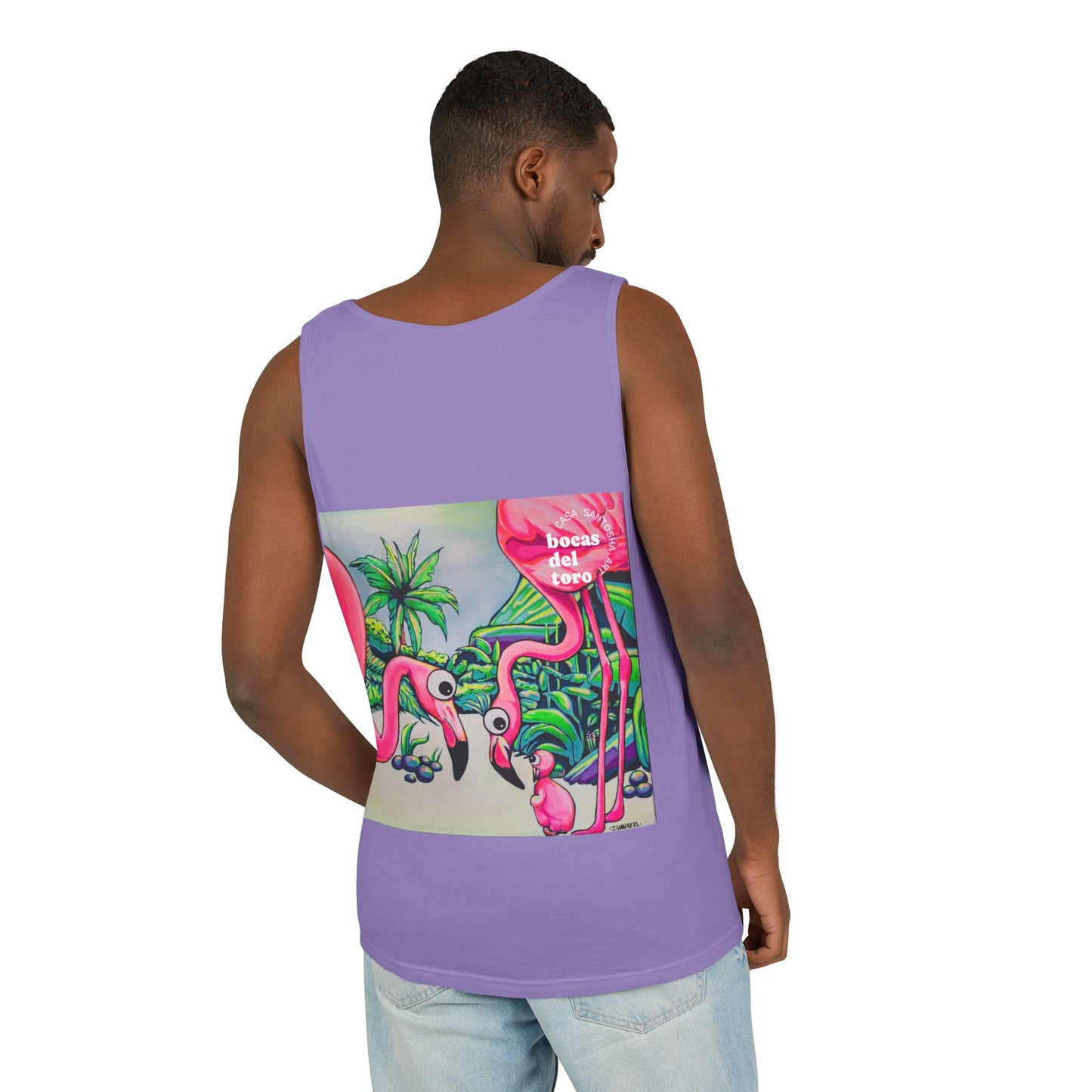 Unisex Cyclops Flamingo Family Tank Top - Perfect for Summer Vibes