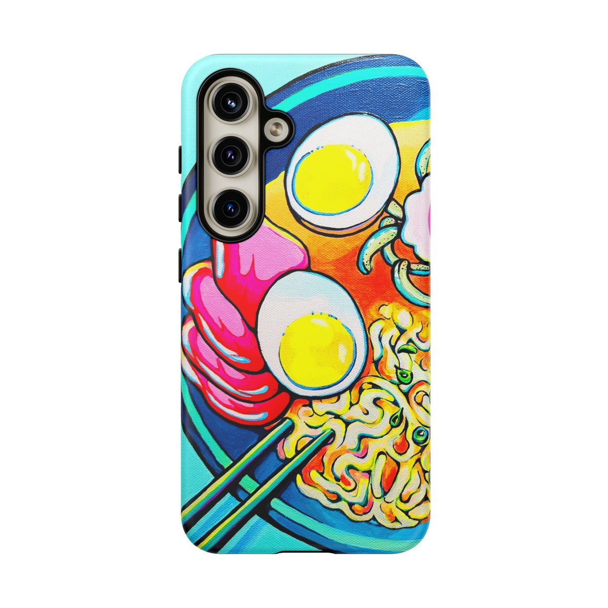 Coque de téléphone résistante Neon Ramen