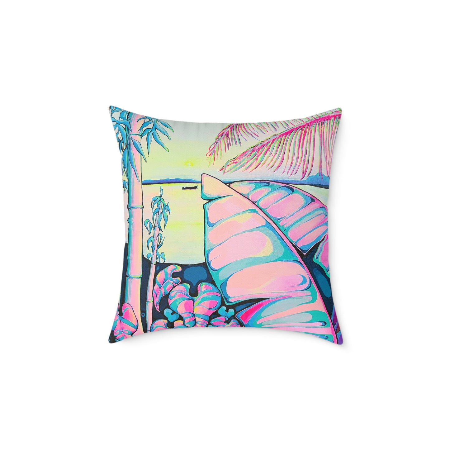 Oreiller décoratif en toile Serenity Bocas Art