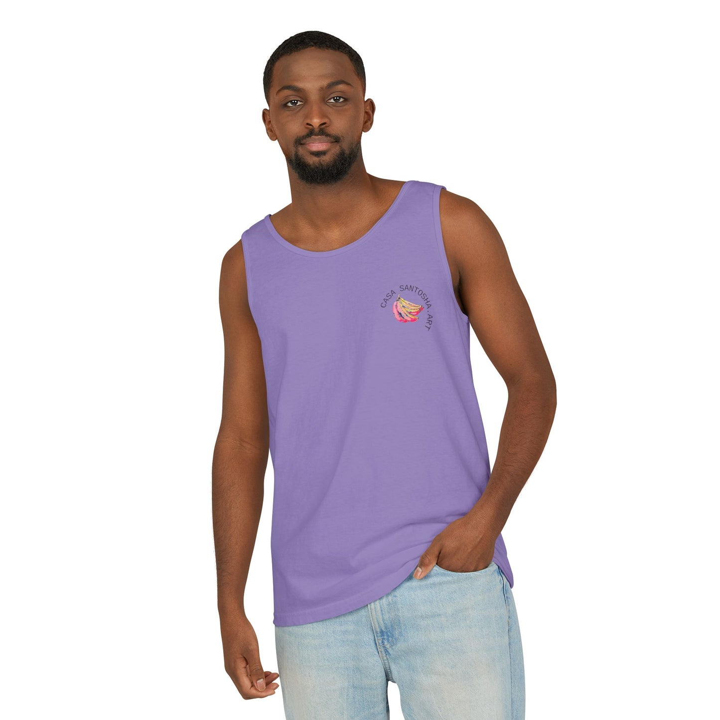 Unisex Neon Primitivo Bananas Tank Top - Perfect for Summer Vibes