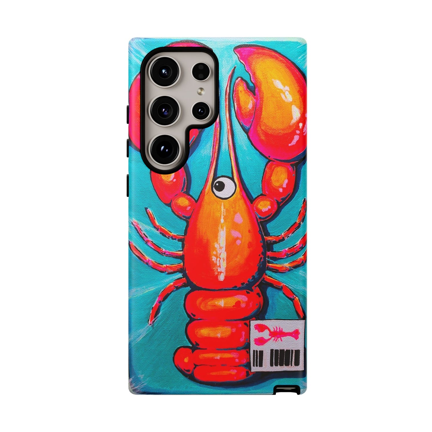 Neon Lobster Tough Phone Case