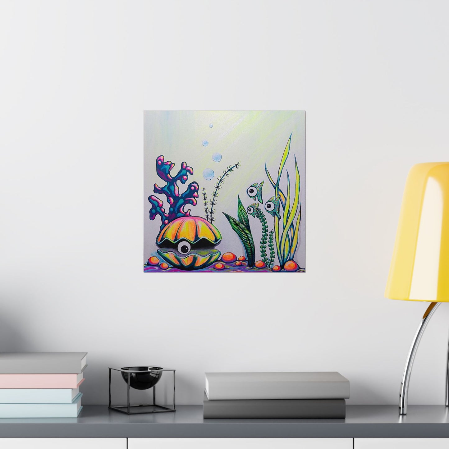 Cyclops Clam Giclée Art Poster