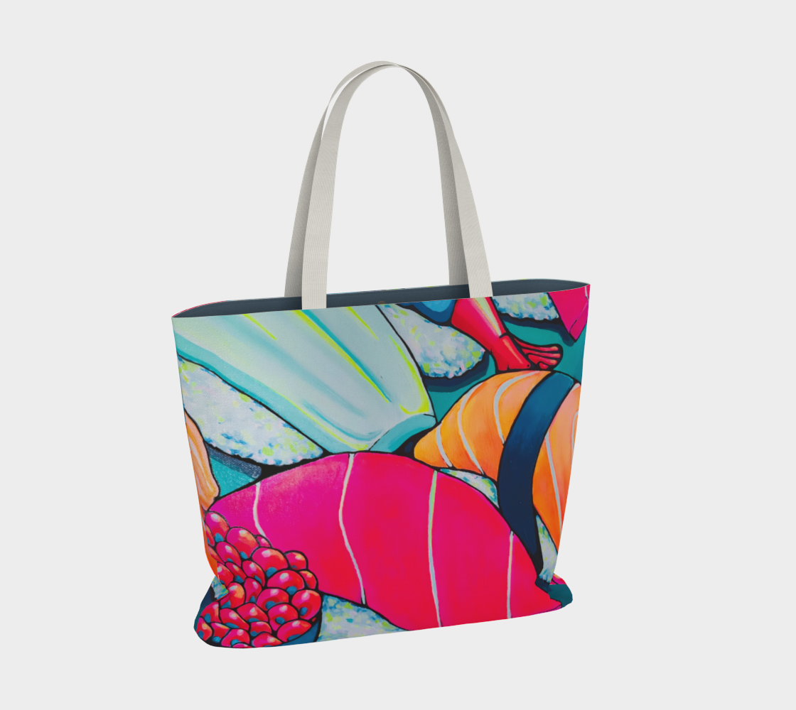 Neon Sushi Market Tote