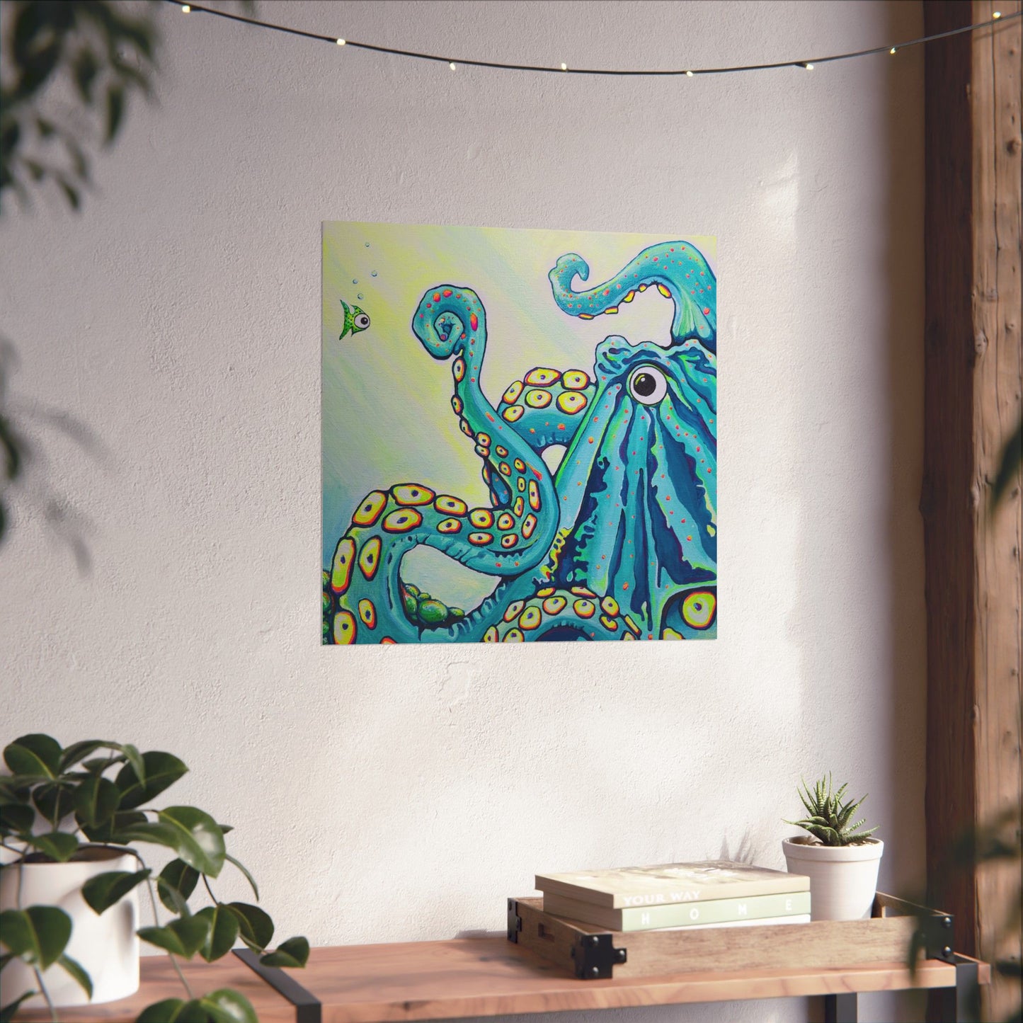 Cyclops Octopus Giclée Art Poster