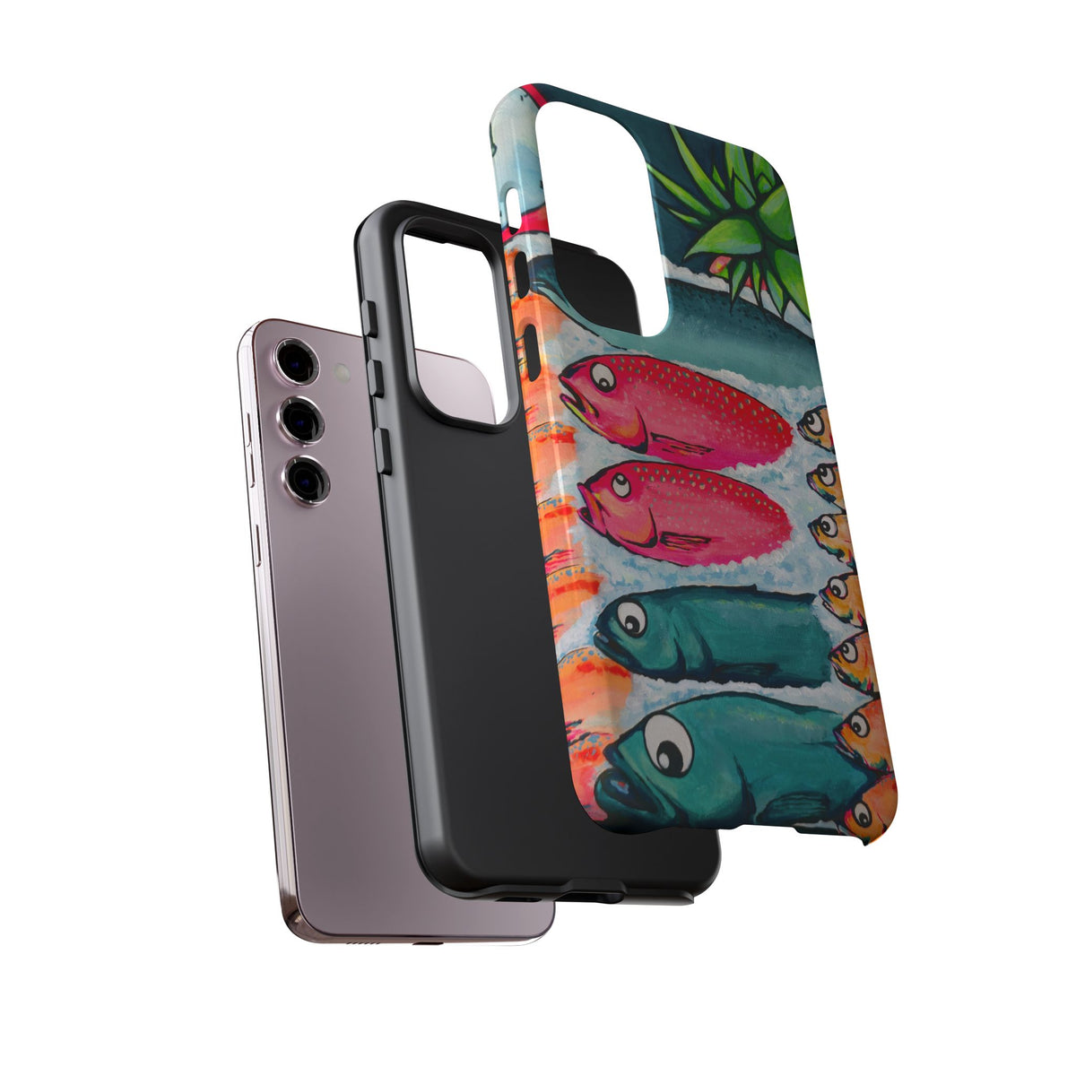 Neon Cabo Fish Market Tough Phone Case