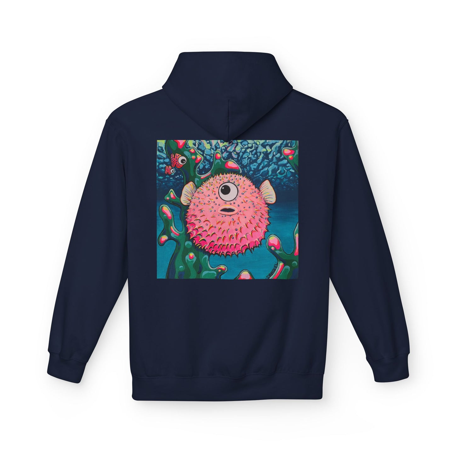 Unisex Cyclops Pufferfish Soft Hoodie