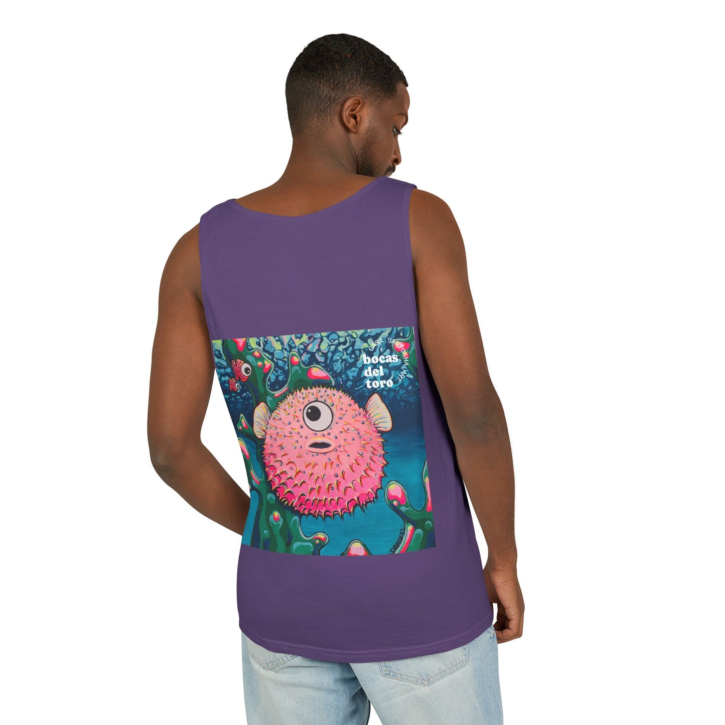 Unisex Cyclops Pufferfish Tank Top - Perfect for Summer Vibes