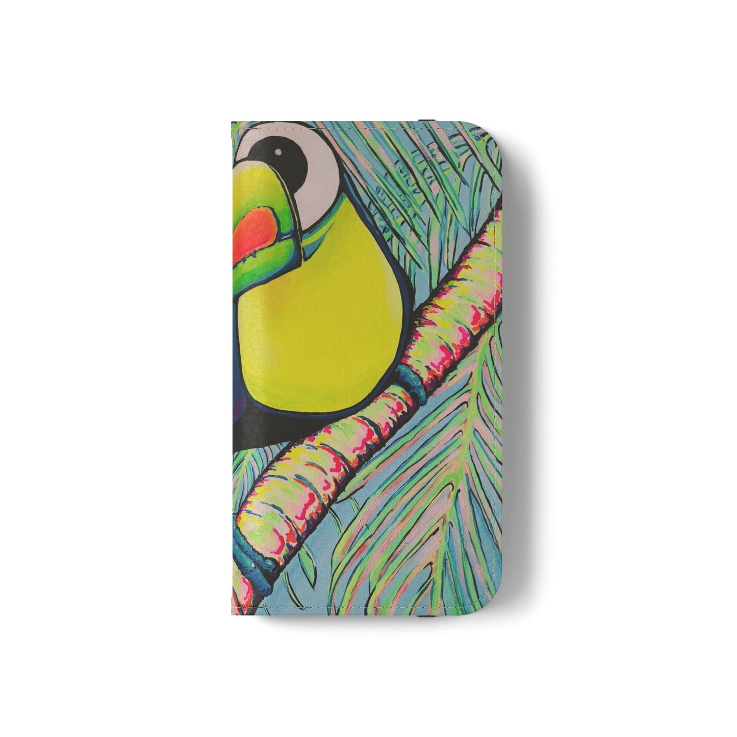 Cyclops Toucan Flip Phone Case – Wallet Cover with Card Slots