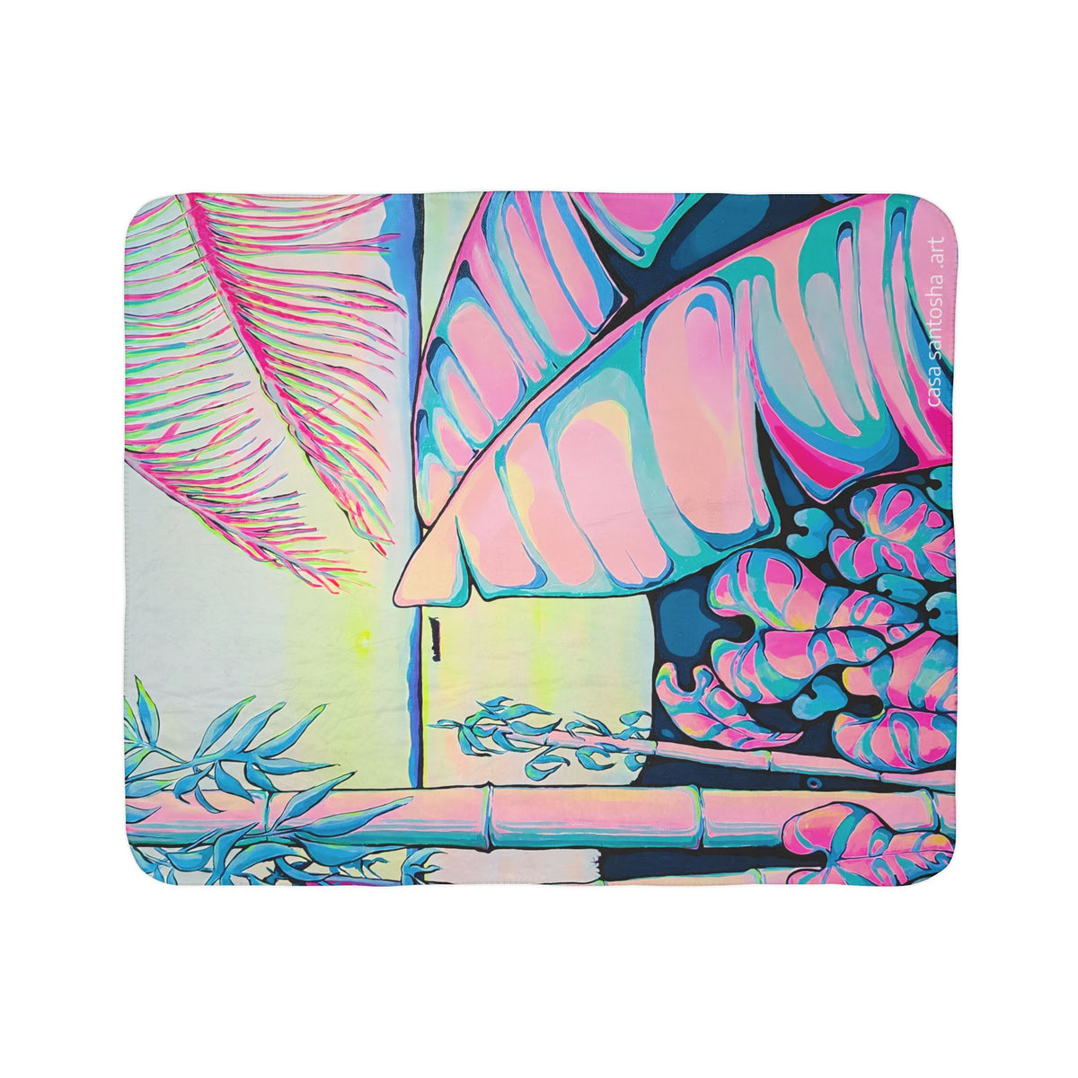 Serenity Bocas Fleece Sherpa Blanket