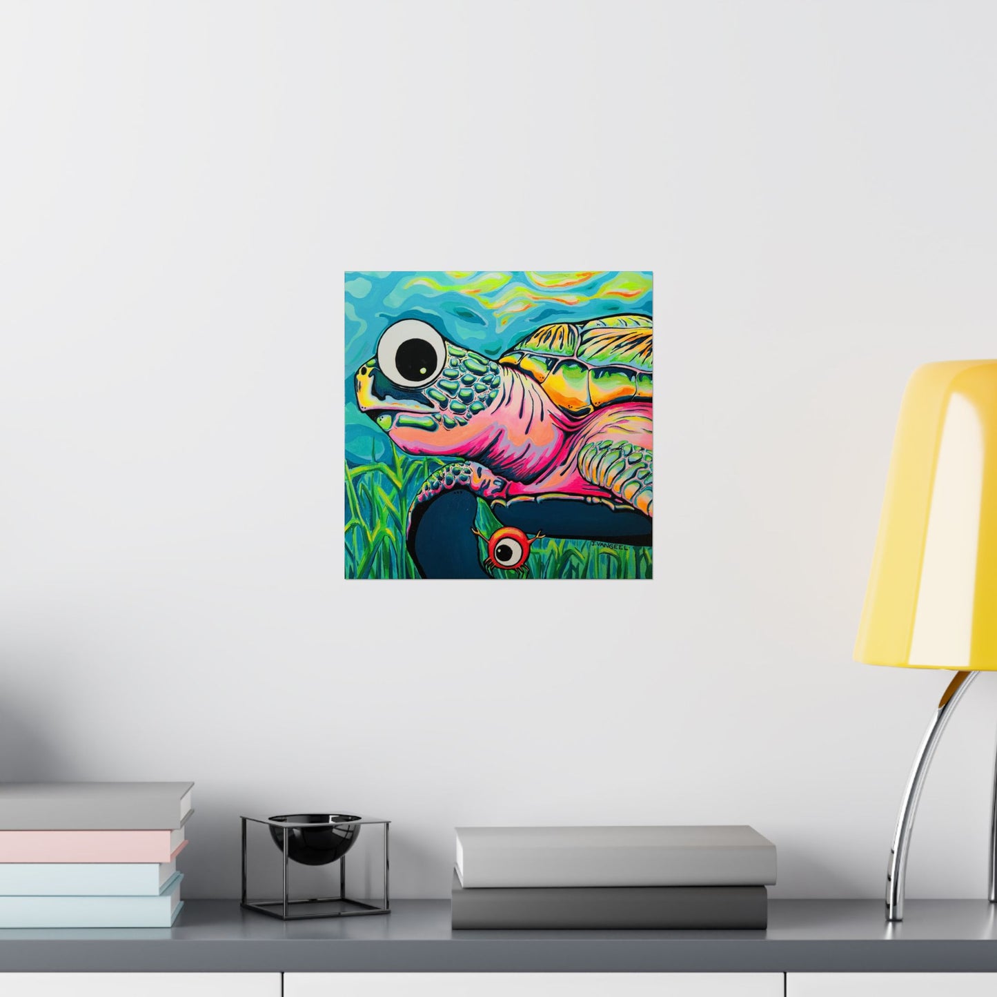 Cyclops Turtle Giclée Art Poster