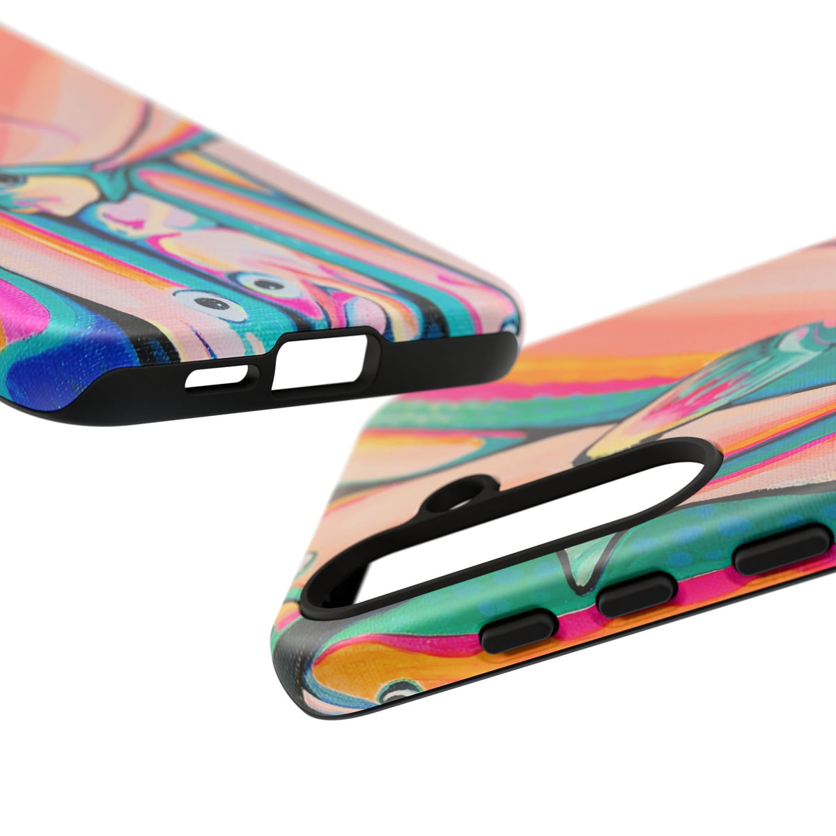 Neon Fish Tough Phone Case