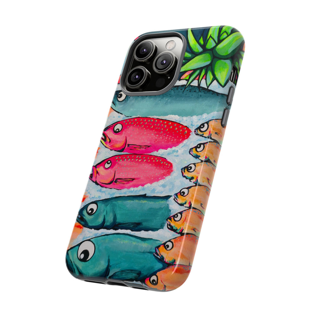 Neon Cabo Fish Market Tough Phone Case