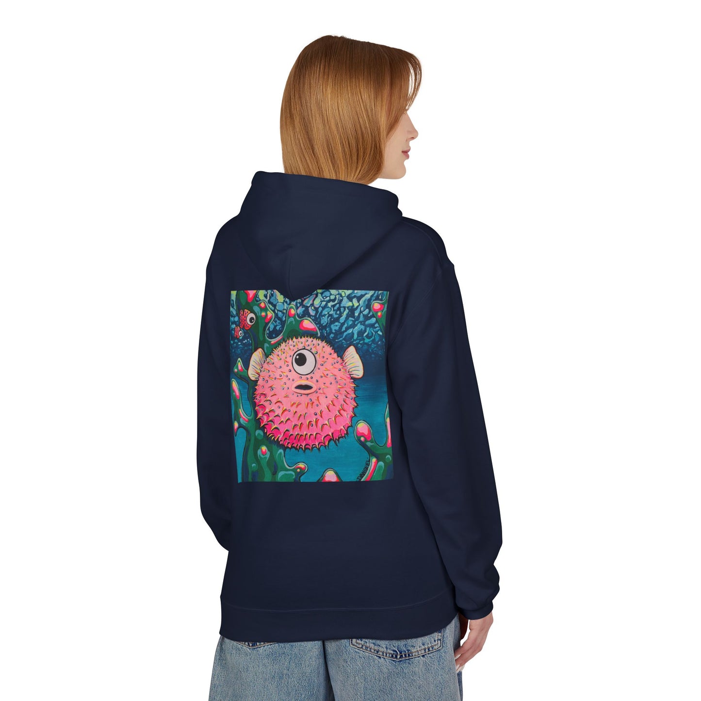 Unisex Cyclops Pufferfish Soft Hoodie