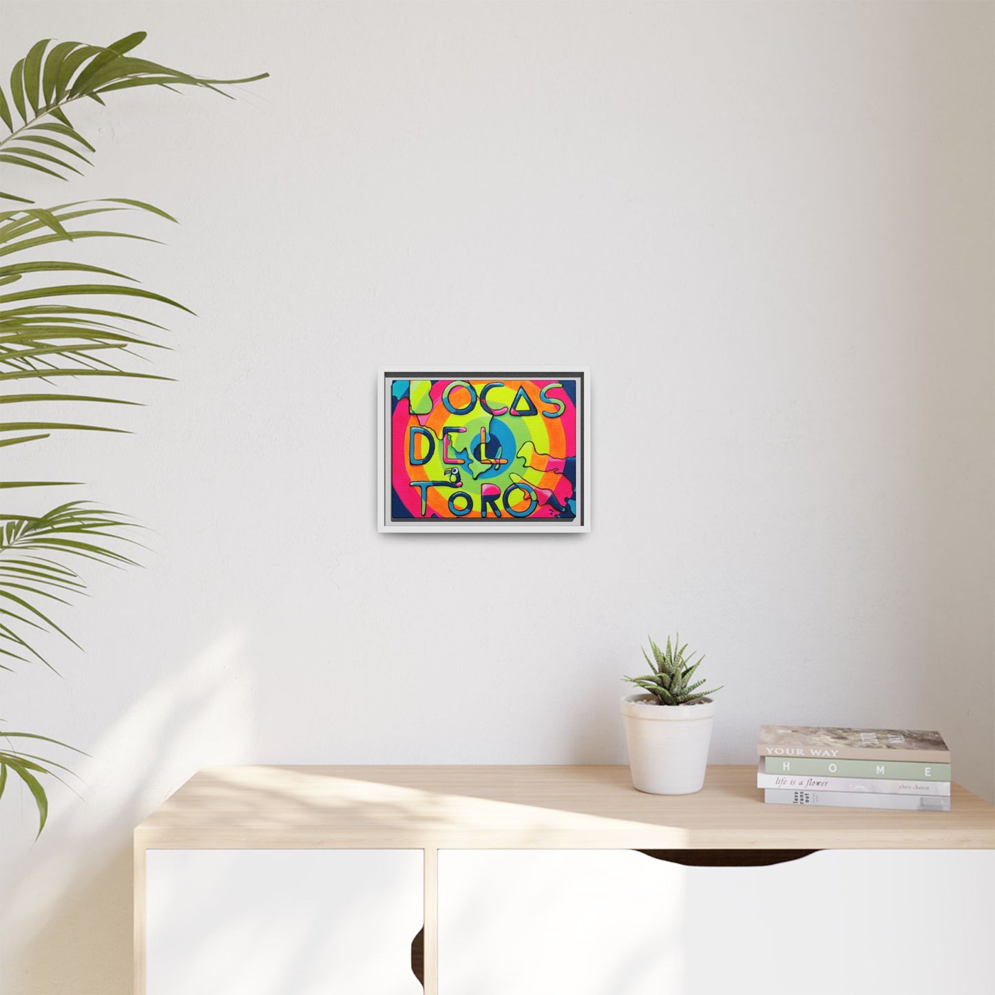 Framed Bocas Del Toro Islands Canvas Print
