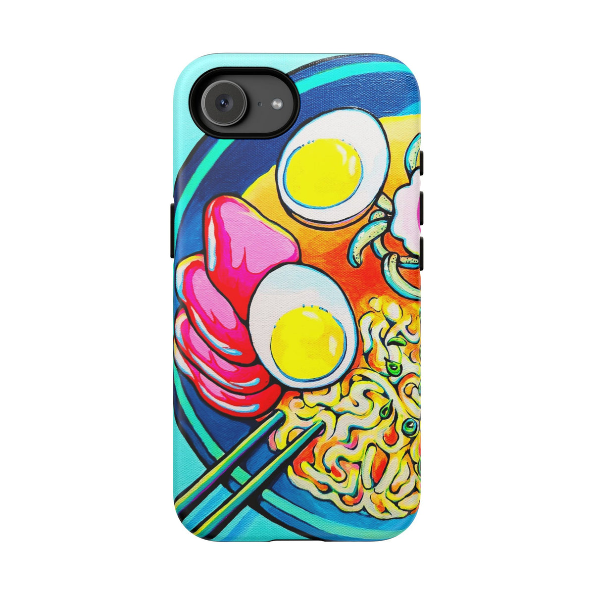 Coque de téléphone résistante Neon Ramen