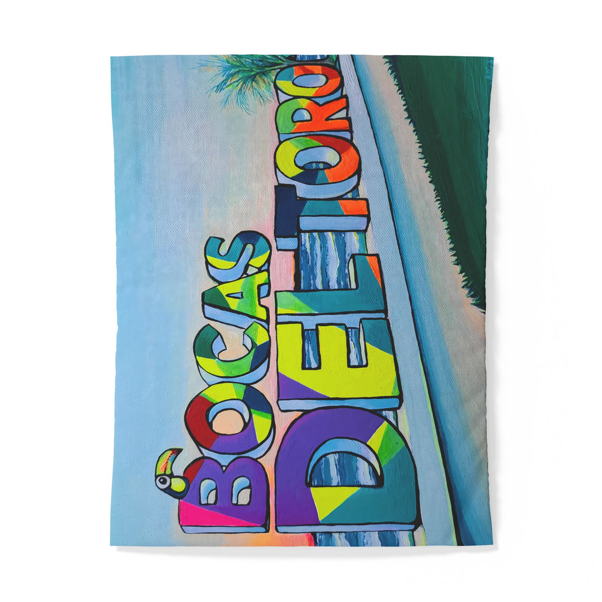 Bocas Del Toro Sign Duvet Cover