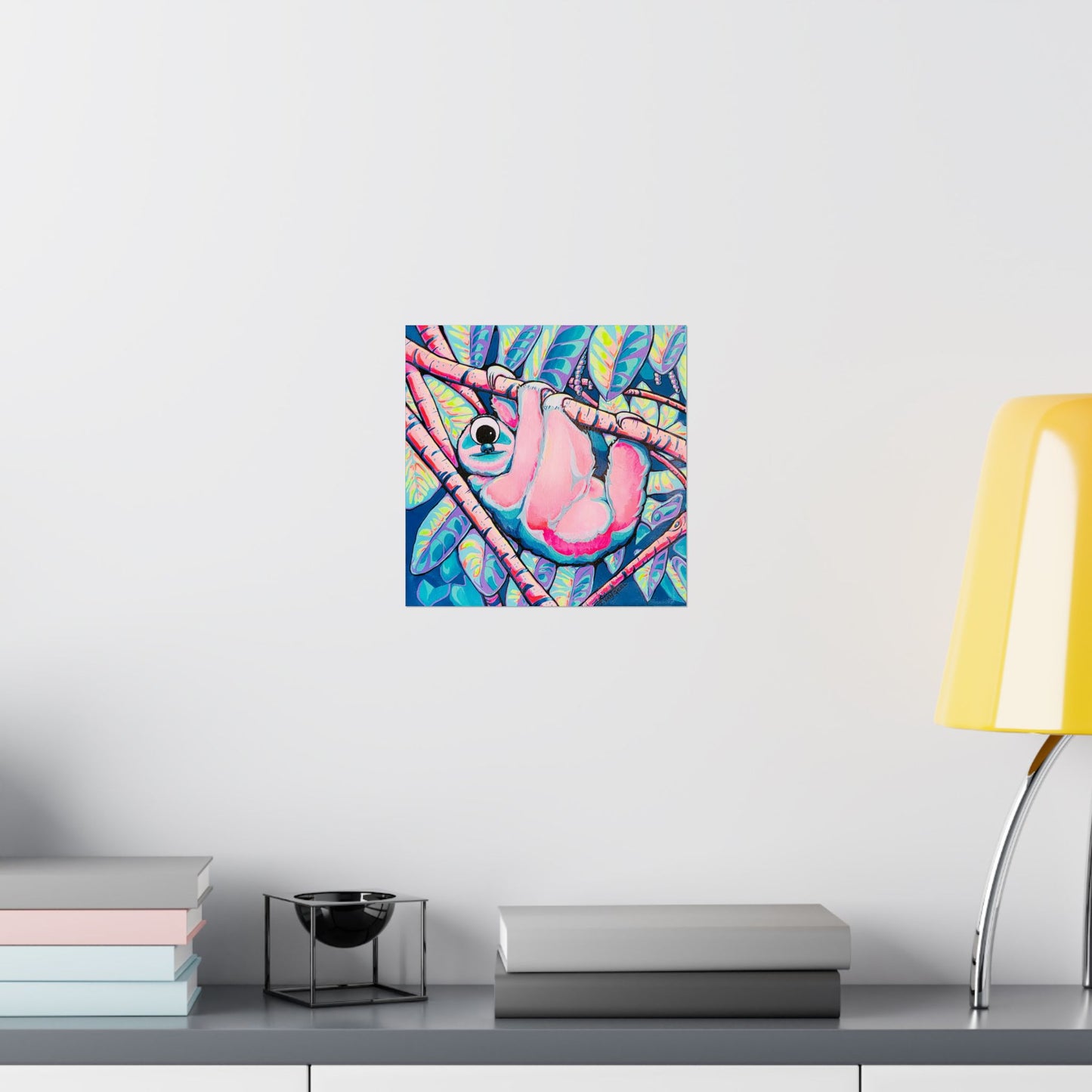 Cyclops Sloth Giclée Art Poster